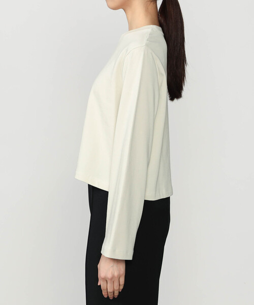 handvaerk(ハンドバーク)の「handvaerk | コットン クルーネック フレアスリーブ長袖Tシャツ WOMEN(Tシャツ/カットソー・レディース・ブラウン系その他/ホワイト系その他/ブルー系その他・S)」の11枚目の写真