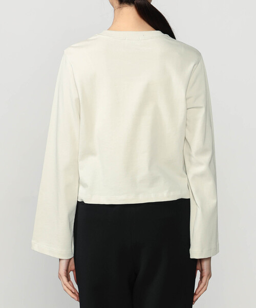 handvaerk(ハンドバーク)の「handvaerk | コットン クルーネック フレアスリーブ長袖Tシャツ WOMEN(Tシャツ/カットソー・レディース・ブラウン系その他/ホワイト系その他/ブルー系その他・S)」の12枚目の写真