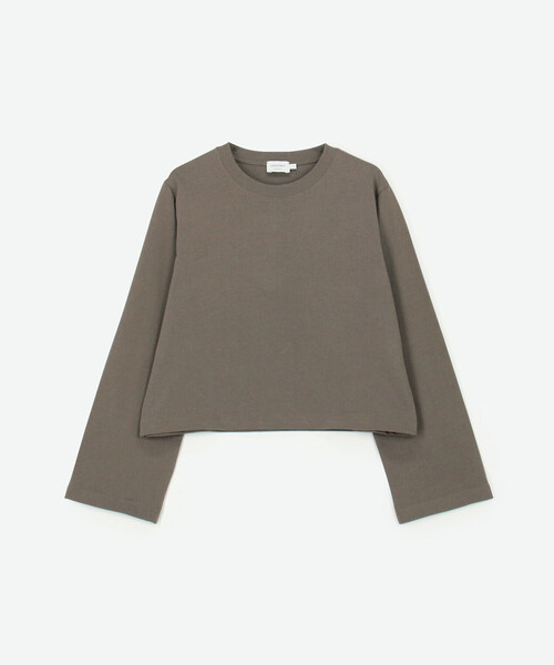 handvaerk(ハンドバーク)の「handvaerk | コットン クルーネック フレアスリーブ長袖Tシャツ WOMEN(Tシャツ/カットソー・レディース・ブラウン系その他/ホワイト系その他/ブルー系その他・S)」の19枚目の写真