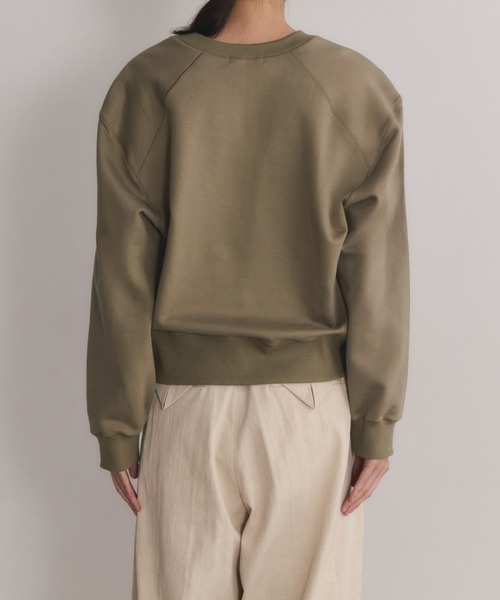 ADAM ET ROPE'（アダムエロペ）の「【EMOELLE】スウェットプルオーバー（スウェット・レディース・グレー/ベージュ系その他・FREE）」の10枚目の写真