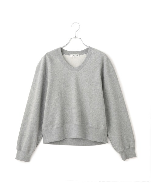 ADAM ET ROPE'（アダムエロペ）の「【EMOELLE】スウェットプルオーバー（スウェット・レディース・グレー/ベージュ系その他・FREE）」の14枚目の写真