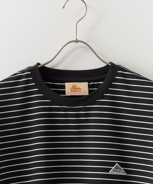 KELTY（ケルティ）の「KELTY/ケルティ ワッペンロゴ ルーズフィット ボーダーTシャツ 2026年春夏（Tシャツ/カットソー・レディース・ホワイト/ブラック・L/XL/M）」の19枚目の写真