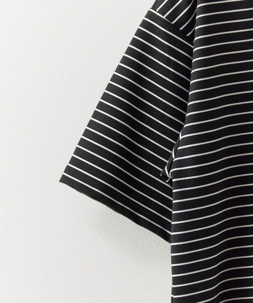 KELTY（ケルティ）の「KELTY/ケルティ ワッペンロゴ ルーズフィット ボーダーTシャツ 2026年春夏（Tシャツ/カットソー・レディース・ホワイト/ブラック・L/XL/M）」の21枚目の写真