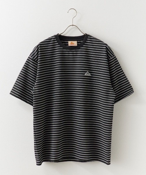 KELTY（ケルティ）の「KELTY/ケルティ ワッペンロゴ ルーズフィット ボーダーTシャツ 2026年春夏（Tシャツ/カットソー・レディース・ホワイト/ブラック・L/XL/M）」の11枚目の写真