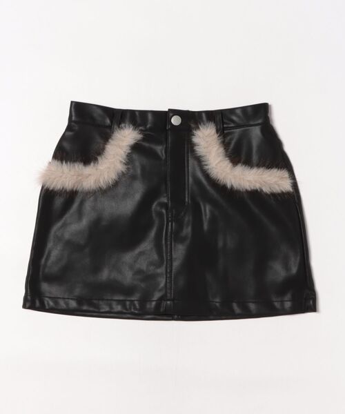 EMODA（エモダ）の「DOCKING BOX MINI SK（スカート・レディース・ブラウン/ブラック/ベージュ・MEDIUM/SMALL）」の2枚目の写真