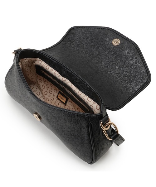 Guess(ゲス)の「ERIKA Flap Crossbody ショルダーバッグ (ショルダーバッグ・レディース・ブラック・ONE SIZE)」の9枚目の写真