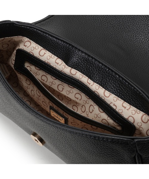 Guess(ゲス)の「ERIKA Flap Crossbody ショルダーバッグ (ショルダーバッグ・レディース・ブラック・ONE SIZE)」の14枚目の写真