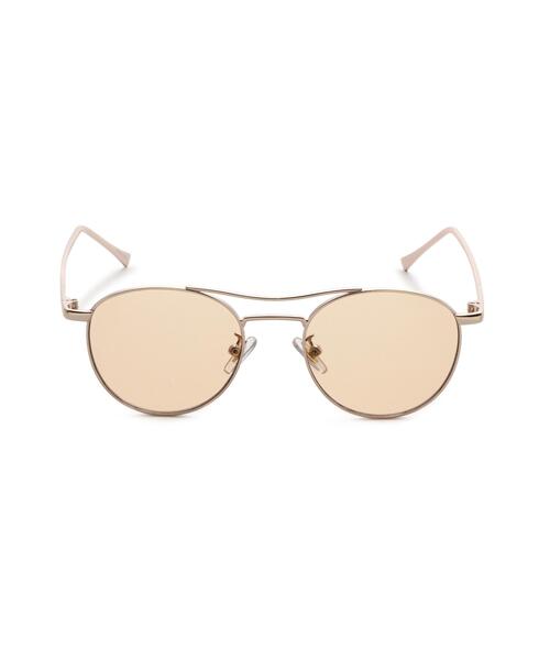 FREE'S MART(フリーズマート)の「ダブルブリッジサングラス&メガネ(サングラス・レディース・ゴールド/シルバー/ブラウン・フリ-)」の5枚目の写真