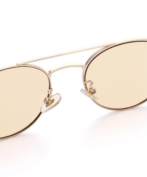 FREE'S MART(フリーズマート)の「ダブルブリッジサングラス&メガネ(サングラス・レディース・ゴールド/シルバー/ブラウン・フリ-)」の10枚目の写真