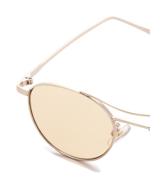 FREE'S MART(フリーズマート)の「ダブルブリッジサングラス&メガネ(サングラス・レディース・ゴールド/シルバー/ブラウン・フリ-)」の12枚目の写真