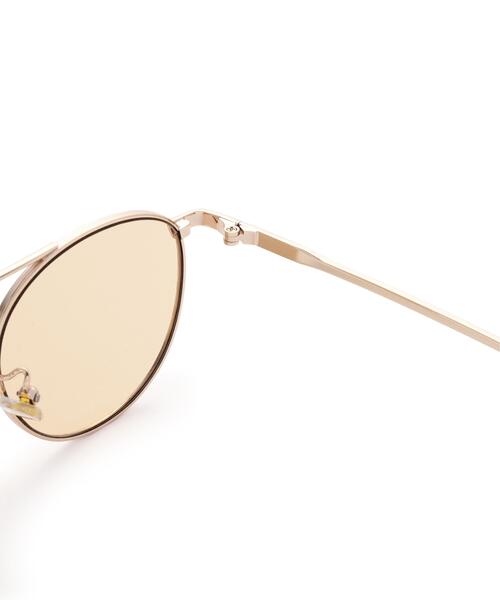 FREE'S MART(フリーズマート)の「ダブルブリッジサングラス&メガネ(サングラス・レディース・ゴールド/シルバー/ブラウン・フリ-)」の13枚目の写真