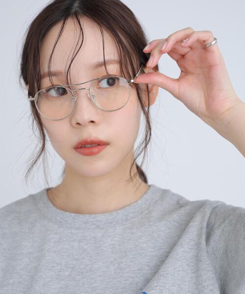 FREE'S MART(フリーズマート)の「ダブルブリッジサングラス&メガネ(サングラス・レディース・ゴールド/シルバー/ブラウン・フリ-)」の18枚目の写真
