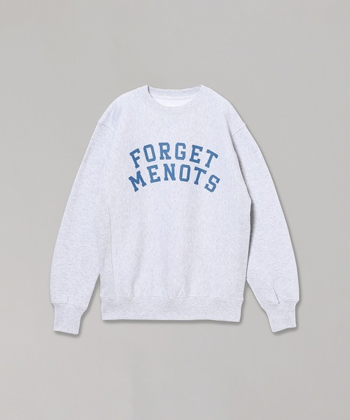 forget-me-nots(フォーゲットミーノッツ)の「COLLEGE LOGO CREW NECK SWEAT FMN-22AW-SW-003(スウェット・レディース・ライトグレー・SMALL/MEDIUM)」の3枚目の写真
