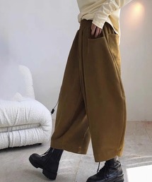 ワイドクロップドパンツ