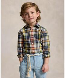 POLO RALPH LAUREN CHILDRENSWEAR（ポロ ラルフ ローレン チルドレンズウェア）の「チェック コットン マドラス シャツ（シャツ/ブラウス）」