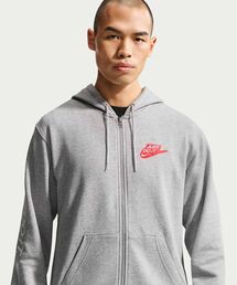 NIKE（ナイキ）の「ナイキ スポーツウェア クラブ メンズ フレンチ テリー フルジップ パーカー / Nike Sportswear Club Men's French Terry Full-Zip Hoodie IF0726-063 Dark Grey Heather（パーカー）」