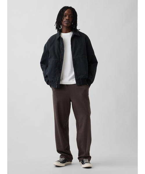 GAP（ギャップ）の「キャンバス ボンバージャケット（ブルゾン・メンズ・ブラック・XS/S/M/L/XL）」の2枚目の写真