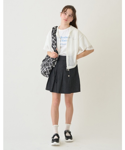pom ponette junior（ポンポネットジュニア）の「ギャザーショルダー（ショルダーバッグ・キッズ・ブラック/カラフル・F）」の14枚目の写真