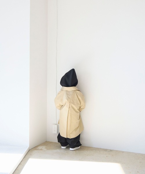 LOWRYS FARM（ローリーズファーム）の「ステンカラーコート　638402（ステンカラーコート・キッズ・ベージュ・150cm/140cm/130cm/120cm/110cm）」の4枚目の写真