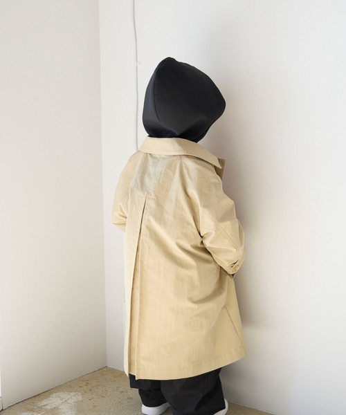 LOWRYS FARM（ローリーズファーム）の「ステンカラーコート　638402（ステンカラーコート・キッズ・ベージュ・150cm/140cm/130cm/120cm/110cm）」の7枚目の写真