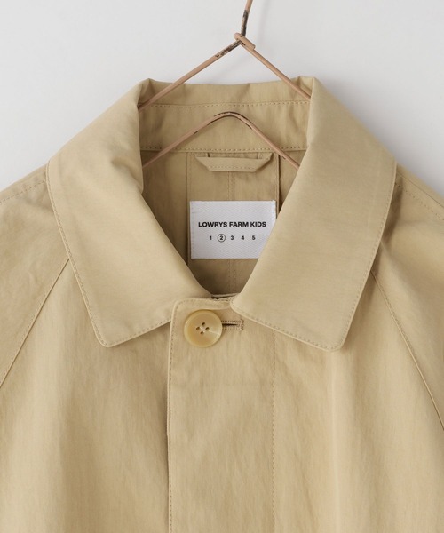 LOWRYS FARM（ローリーズファーム）の「ステンカラーコート　638402（ステンカラーコート・キッズ・ベージュ・150cm/140cm/130cm/120cm/110cm）」の9枚目の写真