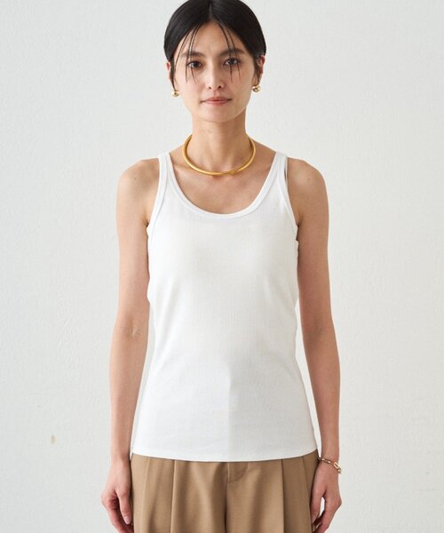 LOUNGEDRESS(ラウンジドレス)の「タンクトップ(タンクトップ・レディース・ブラック/オフホワイト・FREE)」の7枚目の写真