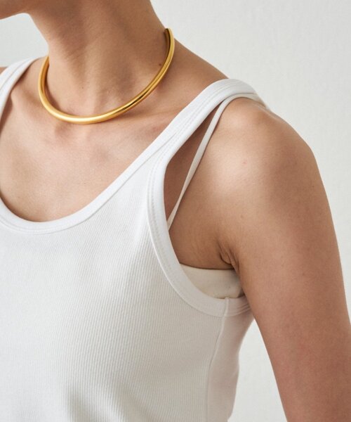 LOUNGEDRESS(ラウンジドレス)の「タンクトップ(タンクトップ・レディース・ブラック/オフホワイト・FREE)」の11枚目の写真