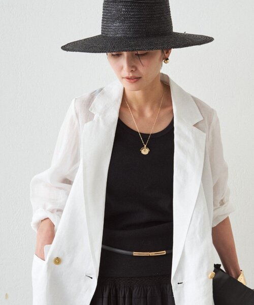 LOUNGEDRESS(ラウンジドレス)の「タンクトップ(タンクトップ・レディース・ブラック/オフホワイト・FREE)」の15枚目の写真