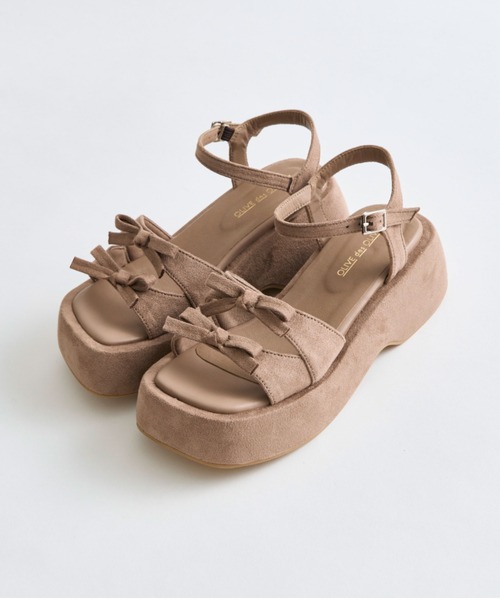 OLIVE des OLIVE（オリーブデオリーブ）の「カバー付き リボンサンダル（サンダル・レディース・モカ/ブラック・SMALL/MEDIUM/LARGE）」の13枚目の写真