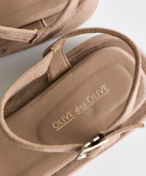 OLIVE des OLIVE（オリーブデオリーブ）の「カバー付き リボンサンダル（サンダル・レディース・モカ/ブラック・SMALL/MEDIUM/LARGE）」の19枚目の写真