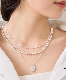 VIS | ダブルチェーンコインネックレス(ネックレス)