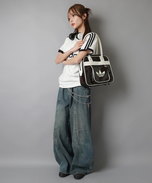 adidas(アディダス)の「【adidas/アディダス】アディダス オリジナルス アドバンスド アーカイブ ショルダーバッグ / エナメルボストンバッグ(ショルダーバッグ・レディース・ブラウン・ONESIZE)」の5枚目の写真