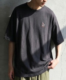 antiqua（アンティカ）の「綿100% 接触冷感 アニマルモチーフ 刺繍 Tシャツ（Tシャツ/カットソー）」