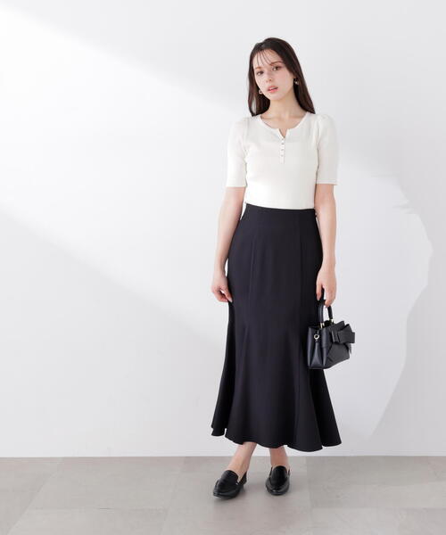 PROPORTION BODY DRESSING(プロポーションボディドレッシング)の「ハイウエストマーメイドスカート / 1216120302(スカート・レディース・ピンク/ブラック/ブルー/オフホワイト・MEDIUM/P/S/PSS/SMALL)」の18枚目の写真