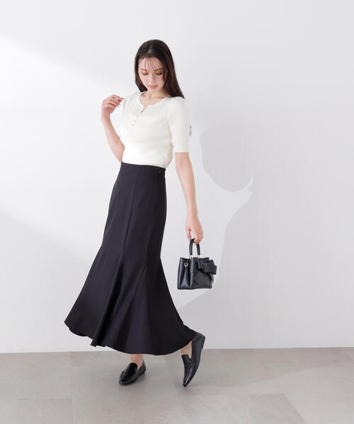 PROPORTION BODY DRESSING(プロポーションボディドレッシング)の「ハイウエストマーメイドスカート / 1216120302(スカート・レディース・ピンク/ブラック/ブルー/オフホワイト・MEDIUM/P/S/PSS/SMALL)」の21枚目の写真