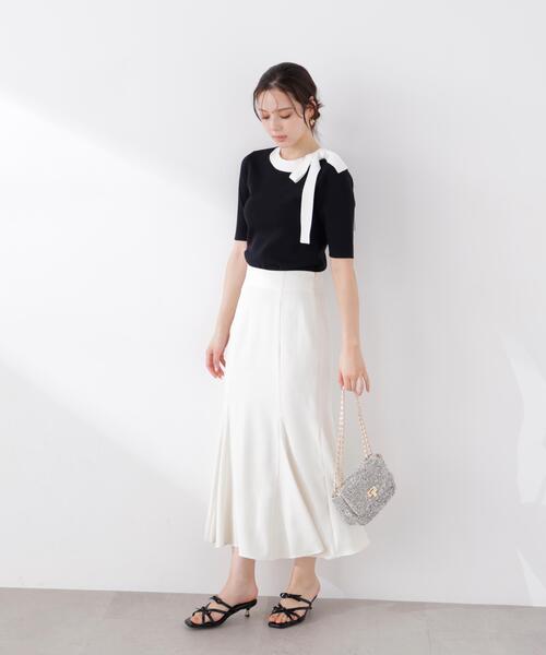 PROPORTION BODY DRESSING（プロポーションボディドレッシング）の「【小さめサイズあり】ハイウエストマーメイドスカート / 1216120302（スカート・レディース・ピンク/ブラック/ブルー/オフホワイト・MEDIUM/P/S/PSS/SMALL）」の17枚目の写真