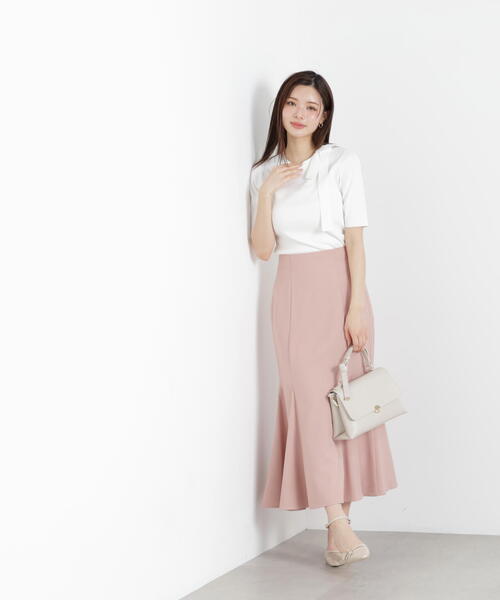PROPORTION BODY DRESSING(プロポーションボディドレッシング)の「ハイウエストマーメイドスカート / 1216120302(スカート・レディース・ピンク/ブラック/ブルー/オフホワイト・MEDIUM/P/S/PSS/SMALL)」の5枚目の写真