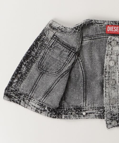DIESEL（ディーゼル）の「キッズ デニムスリーブレスジャケット JSLIMMY-SM-J（デニムジャケット・キッズ・ブラック・14Y/6Y/12Y/10Y/8Y）」の5枚目の写真