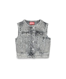 DIESEL | キッズ デニムスリーブレスジャケット JSLIMMY-SM-J(デニムジャケット)