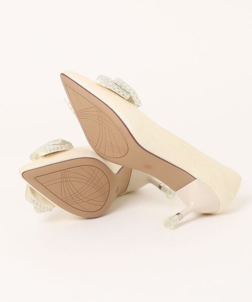 VIBGYOR（ヴィブジョー）の「【DUSTO】レディースヒールパンプス(MA)（パンプス・レディース・ベージュ/ブラック・24/23.5/23/22）」の4枚目の写真