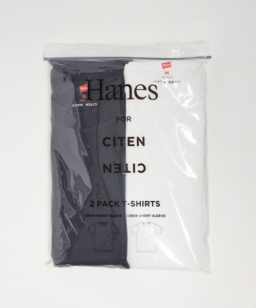 HANES(ヘインズ)の「【別注】<Hanes×CITEN>2パックロゴT(Tシャツ/カットソー・レディース・ホワイト・S/M)」の13枚目の写真