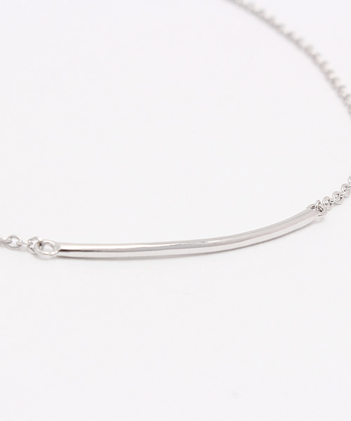 colleca la（コレカラ）の「カーブラインブレスレット（ブレスレット・レディース・ゴールド/シルバー・ﾌﾘ-）」の3枚目の写真