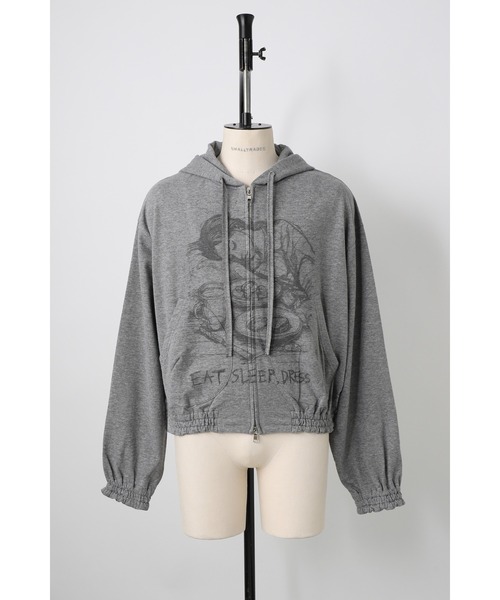 SHINYAKOZUKA（シンヤコヅカ）の「ORDINARY HOME OLD STYLE ZIP HOODIE WITH PRINTING(ISSUE#8)（パーカー・メンズ・ブラック/チャコール・LARGE/MEDIUM/SMALL）」の7枚目の写真