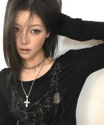 ◇EYEER◇ブランド直輸入正規品/チェーン ネックレス ルーズ フィット ロング スリーブ CHAIN NECKLACES LOOSE FIT LONG SLEEVE