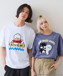 【SANRIO CHARACTERS/サンリオキャラクターズ】【限定オリジナル】サンリオキャラクターズ 刺繍Tシャツ キャラ・色別注  ビッグシルエット  男女兼用