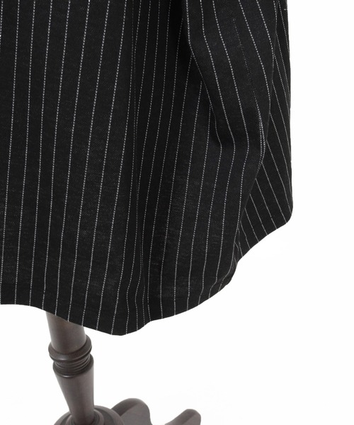 Magine（マージン）の「mt10396-Pinstripe Pattern Fabric T-Shirt Tシャツ(MGN-261-052)（Tシャツ/カットソー・メンズ・チャコール/ブラック・44/46/48）」の18枚目の写真