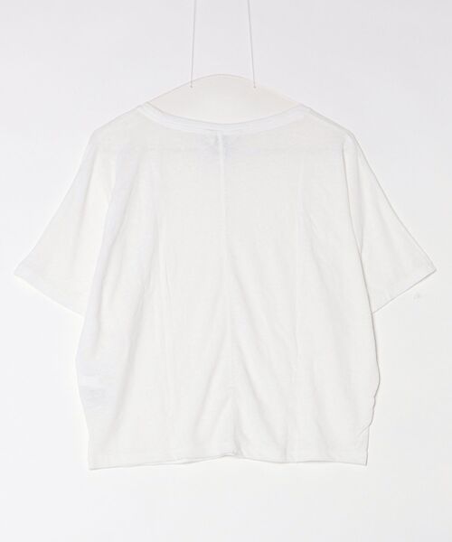 BANANA REPUBLIC FACTORY STORE(バナナリパブリック ファクトリーストア)の「BANANA REPUBLIC FACTORY STORE リネンブレンド ドルマンスリーブ Tシャツ(Tシャツ/カットソー・レディース・ホワイト/ブラック/グリーン・L/XS/M/S)」の7枚目の写真