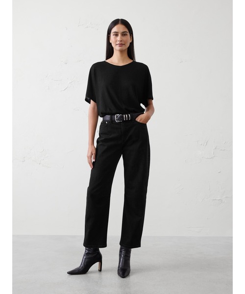 BANANA REPUBLIC FACTORY STORE(バナナリパブリック ファクトリーストア)の「BANANA REPUBLIC FACTORY STORE リネンブレンド ドルマンスリーブ Tシャツ(Tシャツ/カットソー・レディース・ホワイト/ブラック/グリーン・L/XS/M/S)」の5枚目の写真