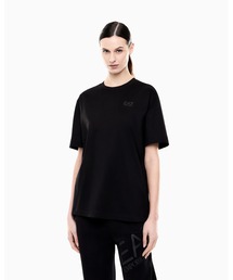 ＜オンライン限定＞【エンポリオ アルマーニ EA7】Logo Series オーバーサイズTシャツ コットンジャージー ロゴ