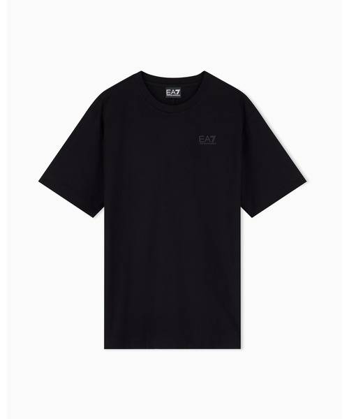 EMPORIO ARMANI EA7(エンポリオアルマーニイーエーセブン)の「<オンライン限定>【エンポリオ アルマーニ EA7】Logo Series オーバーサイズTシャツ コットンジャージー ロゴ(Tシャツ/カットソー・レディース・ブラック/ホワイト・X-SMALL/SMALL/MEDIUM)」の10枚目の写真